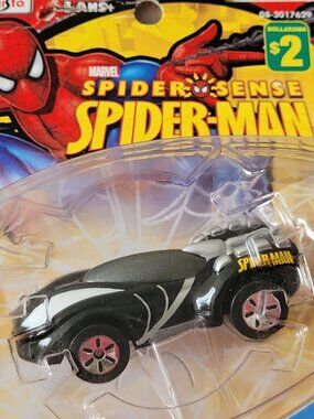 2011 MAISTO SPIDER SENSE, BLACK SPIDER-MAN CAR, MINT IN PACKAGE!!!